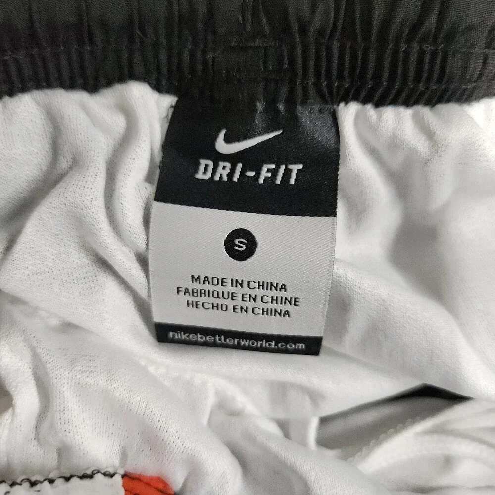 Nike Oregon State Beavers Dri-Fit Running Shorts Youth S 8 Black Orange 141